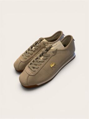 Lacoste Women’s Sneakers Suede Beige Size 39 NWT